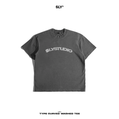 Áo thun SLY Curved washed Grey