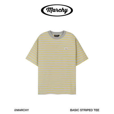 MARCHY - Basic Striped Tee - Áo thun kẻ sọc