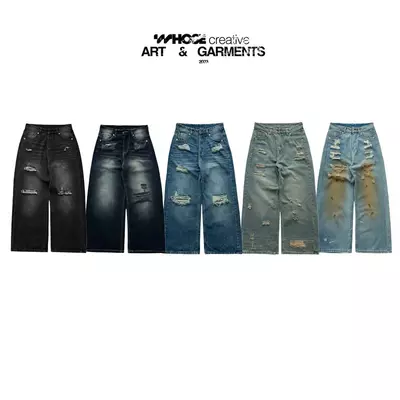 [7 MÀU MỚI] ALL BAGGY JEANS - Quần jeans ống rộng Whose Stuido