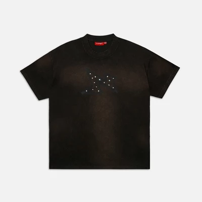 Áo thun NEEDS OF WISDOM Shadow Pigment Washed Tee - Brown - Local Brand Chính Hãng