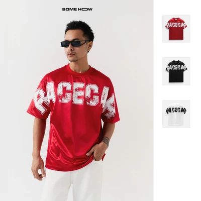  Áo Thun Nam Oversize Racecar, Chất Vải Poly Spandex Thoải Mái, AT0312 , SOME HOW STORE