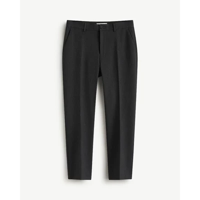 Quần Tây Dài Nam Nhãn Kim Loại Form Slim Cropped - Routine 10F25PFO022