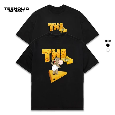 Áo Thun Nam Nữ TEEHOLIC In Hình Phô Mai - THSI34