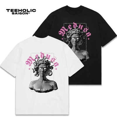 Áo Thun Nam Nữ TEEHOLIC Form Rộng In Hình Medusa - THSI81