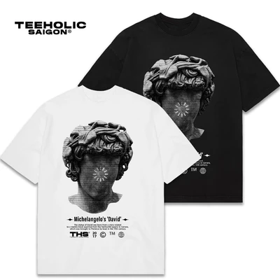 Áo Thun Nam Nữ TEEHOLIC Hình Tượng La Mã Không Mặt - THSI50