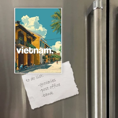 Nam Châm Hít Tủ Lạnh in hình du lịch Vietnam 11