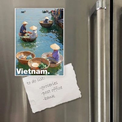 Nam Châm Hít Tủ Lạnh in hình du lịch Vietnam 22