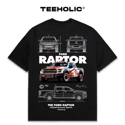 Áo Thun Nam Nữ TEEHOLIC Cotton Cao Cấp Xe Hơi Raptor Phong Cách Retro Y2K - THSI111