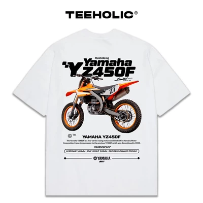 Áo Thun Nam Nữ TEEHOLIC Cotton Cao Cấp Xe Cào Cào Yamaha Yz450F Retro Y2K - THSI86