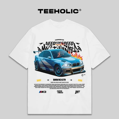 Áo Thun Nam Nữ TEEHOLIC Cotton Cao Cấp Xe Hơi BMW M3 Phong Cách Retro Y2K - THSI101