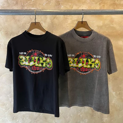 Áo Thun Washed Bluko Global Washed Boxy T-shirt