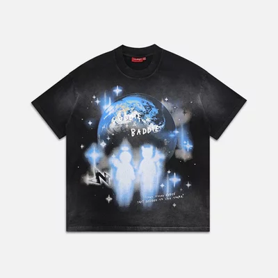 Áo thun NEEDS OF WISDOM Arrival Washed Tee - Black - Local Brand Chính Hãng