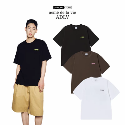 Áo Thun ADLV Blur Rabbit dáng oversized màu đen/trắng/nâu đậm - Hàng chính hãng