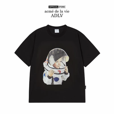 Áo Thun ADLV Baby Face Space Suit Boy Màu Đen (Domestic Duty Free Exclusive) - Hàng Chính Hãng