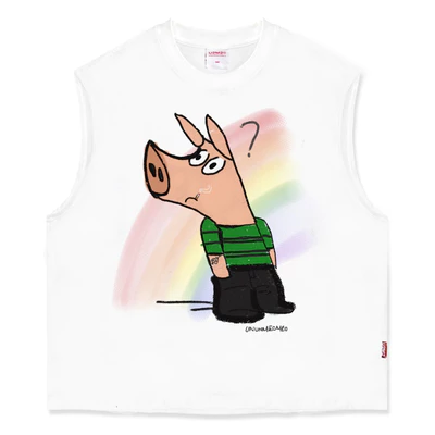 ÁO TANKTOP U2M2 - TANKTOP OVS CON HEO/CON MÈO