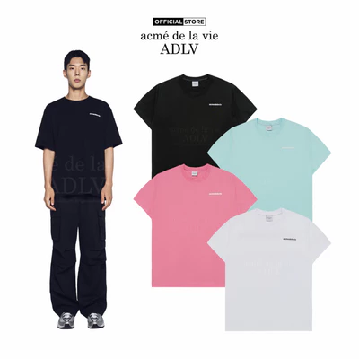 Áo thun ADLV Graffiti Font Logo dáng oversized màu đen/trắng/hồng/xanh mint - Hàng chính hãng