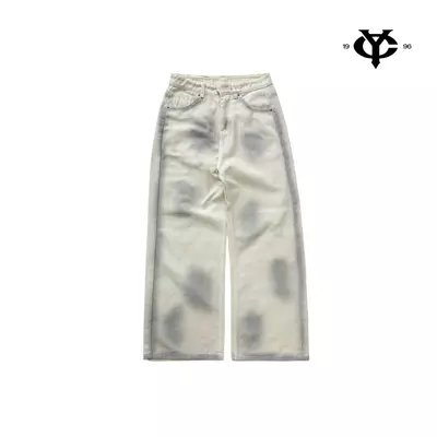 WHOSE x YC1996 - Quần Jeans Ống Rộng Loang Màu Cá Tính Local Brand Unisex