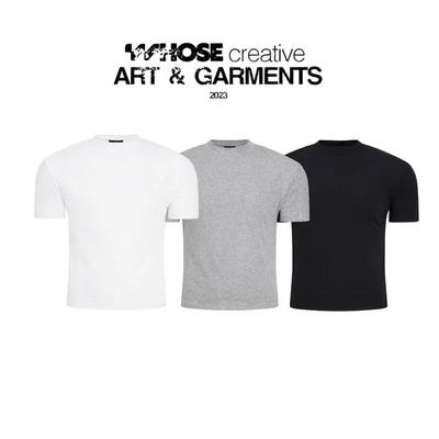 BODY FIT TEE - Áo ôm body 3 màu basic đơn giản WHOSE STUDIO