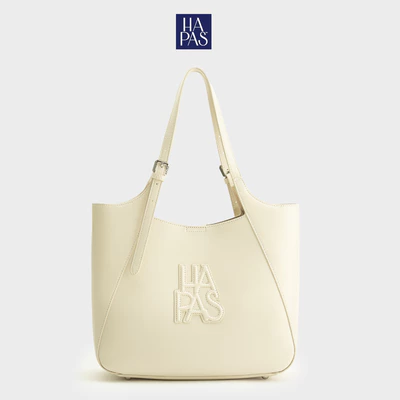 Túi Tote Camel Dập Nổi Cỡ Lớn Size 33 HAPAS