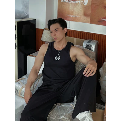 Áo thun ba lỗ URBAN MONKEY Basic Tanktop Thun Tăm Co Giãn Form FIt Nam Nữ 2 Phối Màu Local Brand