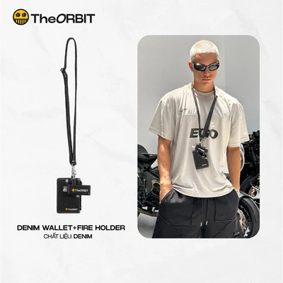COMBO Phụ Kiện Ví Card + Móc Khoá Fire Holder ORBIT – Phụ Kiện Streetwear