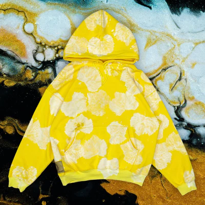 Áo hoodie “THVLDLCSTMHNDMD GRAPELEAF YELLOW HOODIE”