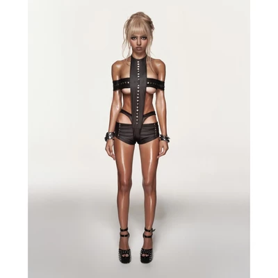 BỘ CHAOS CROSS BLACK TOP & BOTTOM