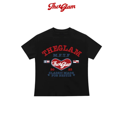 CHÍNH HÃNG - Áo Thun Đen Baby Tee "CLASSIC MADE FOR BESTIE" - TheGlam