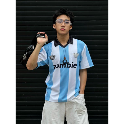 Áo Polo Jersey ZOMBIE.CLUB, chất thun poly, form dáng oversize,couple unisex, Chính Hãng