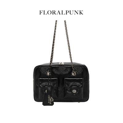 Túi xách Floralpunk Brooklyn Pocket Box Bag - Black