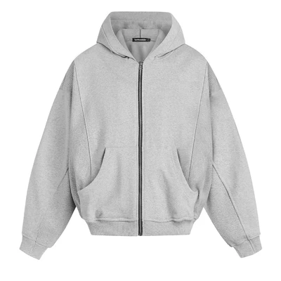Hoodie chân cua rã rập - Ivankov Pattern Oversized Zip-up Hoodie