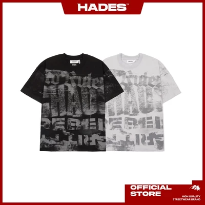 Áo Thun Unisex HURDLES ON TEE 100% Cotton 2 chiều - HADES Brand Chính Hãng