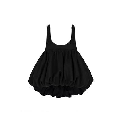 Áo bí hai dây móc cài BELLE PUFF SILHOUETTE TOP Melancholy
