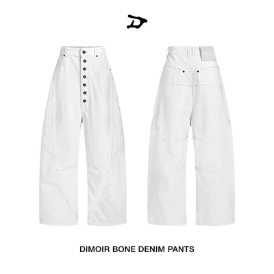 Quần dài DIMOIR BONE màu Wash Trắng Kem