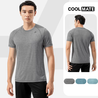 [MUA 3 GIẢM 12%]Áo thun thể thao Mesh Exdry thấm hút nhanh khô thoáng khí, áo đa năng tập gym, pickleball Coolmate