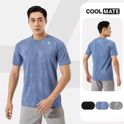 [MUA 3 GIẢM 12%]Áo thun thể thao Jacquard Seamless mềm mại giảm ma sát áo pickleball tennis đa năng Coolmate