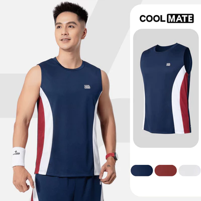 [MUA 3 GIẢM 12%]Áo sát nách Tank top nam thể thao Teamwear Pickleball Promax Flexline Active thoáng khí Coolmate