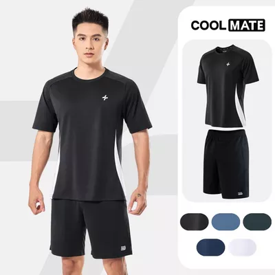 Set thể thao Pickleball Áo thun Promax Sideflow Quần shorts Thoáng khí thấm hút Coolmate