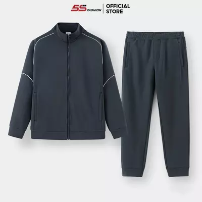 [GIÁ MỞ BÁN] Bộ Nỉ Khóa Nam S-WARM 5S FASHION Phối Line Khỏe Khoắn, Chất Nỉ Cao Cấp, Ấm Áp 01-MBNKR5027