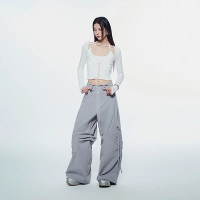 DEWDROP PANTS (GREY) BunnyHill SSTS15