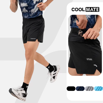 [MUA 3 GIẢM 12%]Quần Short nam thể thao chạy bộ Ultra Fast & Free II thấm hút, co giãn, nhanh khô Coolmate