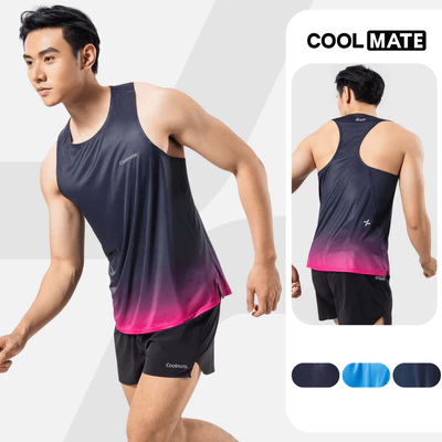 [MUA 2 GIẢM 5%]Áo ba lỗ nam Singlet thể thao chạy bộ Graphic Special thoáng khí Coolmate[OUTLET - Không đổi trả]