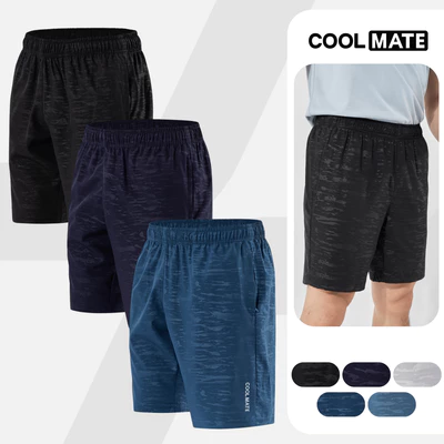 Combo 3 Quần Short nam thể thao 7inch Ultra, Max Ultra Short, Ultra Pro mềm, nhẹ Coolmate