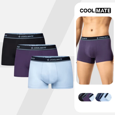 [MUA 3 TẶNG 1]Combo Pack 3 Quần Lót Nam Cotton Compact mềm mại, co giãn, thoáng khí, nhanh khô - Coolmate