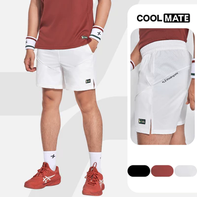 Quần thể thao nam 6inch Pickleball Dink Shot thoáng khí thấm hút tốt Coolmate
