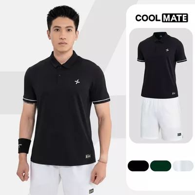Set thể thao nam Pickleball Áo Polo Exdry + Quần thể thao nam 6inch Smash Shot Coolmate