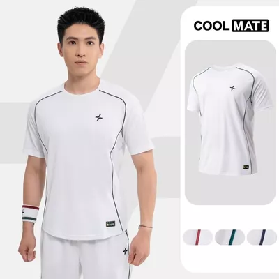 [MUA 3 GIẢM 12%]Áo thun thể thao nam Tennis, Typti, Pickleball Driveshot Essentials Nhanh khô Thoáng khí Coolmate