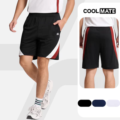 [MUA 3 GIẢM 12%]Quần short thể thao nam Promax Sideflow thấm hút nhanh khô thoáng khí Coolmate