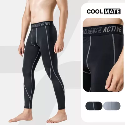 [MUA 2 GIẢM 5%]Quần giữ nhiệt thể thao nam Long Tights Mặc Trong co giãn, nhanh khô, thoáng khí Coolmate