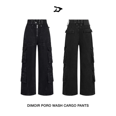 Quần dài túi hộp DIMOIR PORO màu Wash